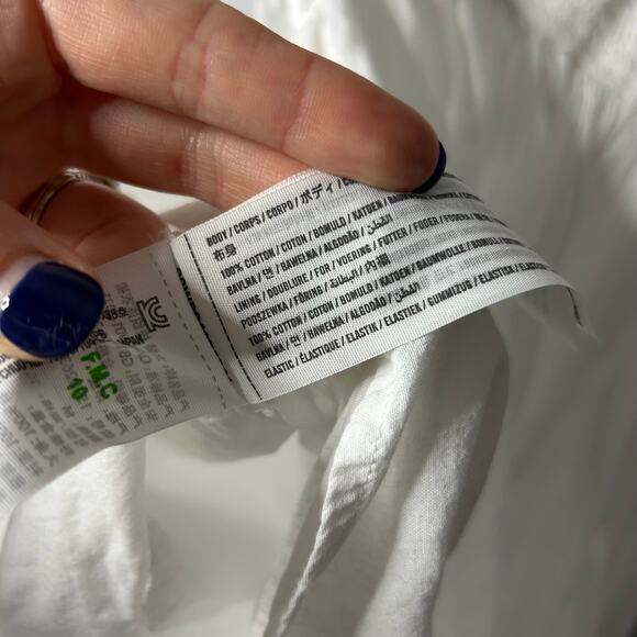 Abercrombie & Fitch Lace Corset Mini Skort Dress Women’s Medium White Milkmaid - Picture 10 of 10